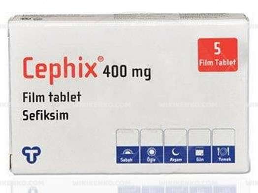 Cephix 400 Mg 5 Film Tablet 1 Cephix 400 Mg 5 Film Tablet 28331
