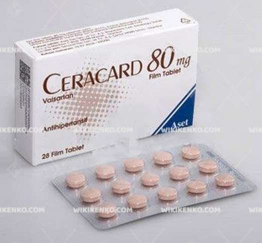 Ceracard 80 Mg 28 Film Tablet 1 Ceracard 80 Mg 28 Film Tablet 28336