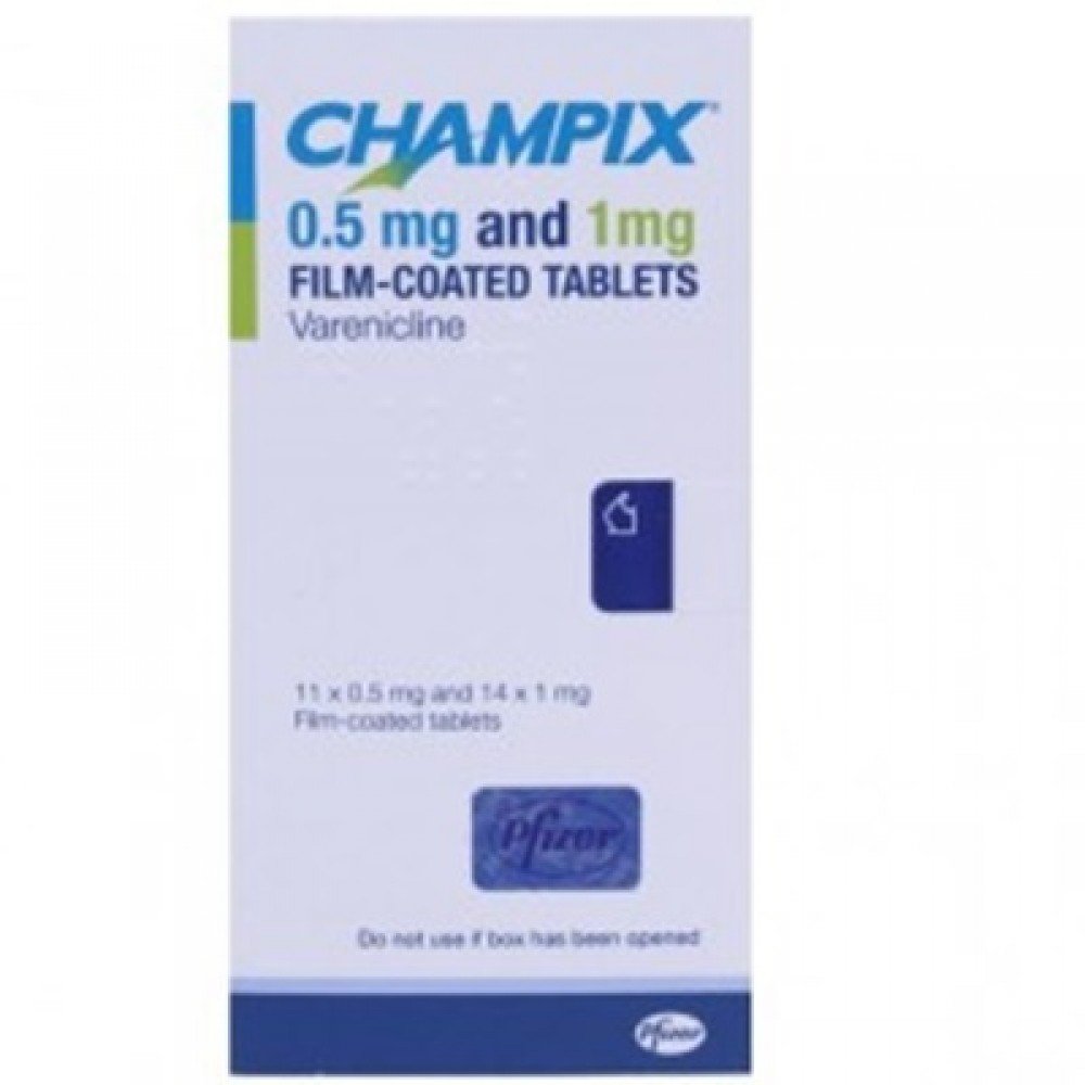 Champix 0,5 Mg 11 + 1 Mg 42 Film Kapli Tablet 1 Champix 05 Mg 11 1 Mg 42 Film Kapli Tablet 28363