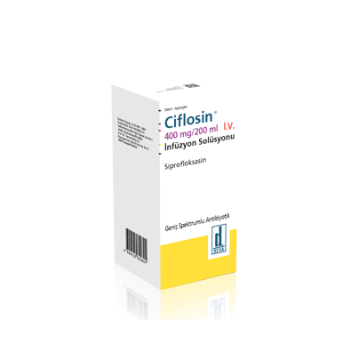 Ciflosin 400 Mg 200 Ml Iv Inf. Solusyonu 1 Ciflosin 400 Mg 200 Ml Iv Inf. Solusyonu 28387