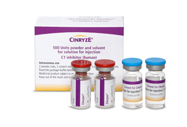 Cinryze 500 Iu/5 Ml Iv Enj. Icin Liyofilize Toz Ve Cozucu (2 Flakon) 1 Cinryze 500 Iu 5 Ml Iv Enj. Icin Liyofilize Toz Ve Cozucu 2 Flakon 20432