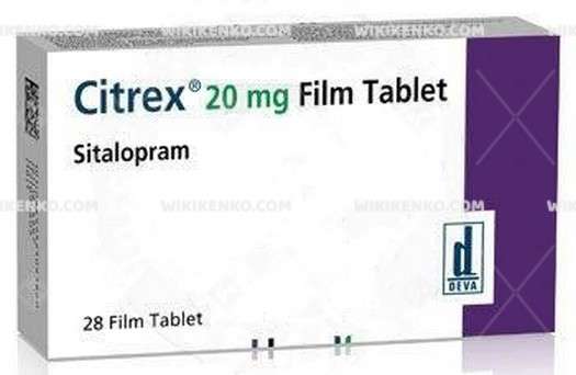 Citrex 20 Mg 28 Film Tablet 1 Citrex 20 Mg 28 Film Tablet 28452