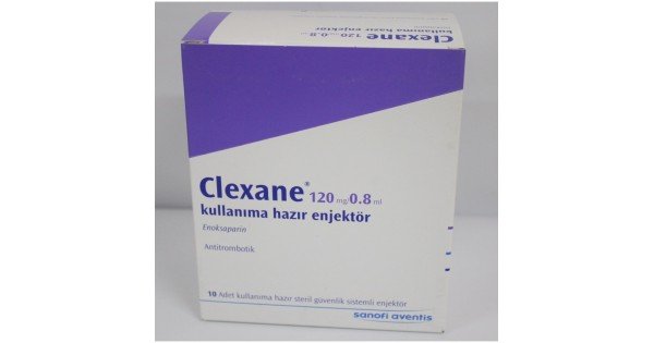 Clexane 120 Mg 10 Enj. 1 Clexane 120 Mg 10 Enj. 28489