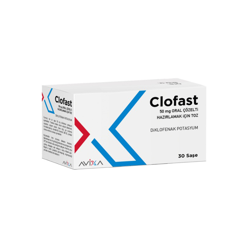 Clofast 50 Mg Oral Çözelti Hazırlamak İçin Toz (30 Sase) 1 Clofast 50 Mg Oral Cozelti Hazirlamak Icin Toz 30 Sase 28512