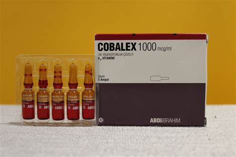 Cobalex 1000 Mcg/1 Ml Im 5 Ampul 1 Cobalex 1000 Mcg 1 Ml Im 5 Ampul 20532