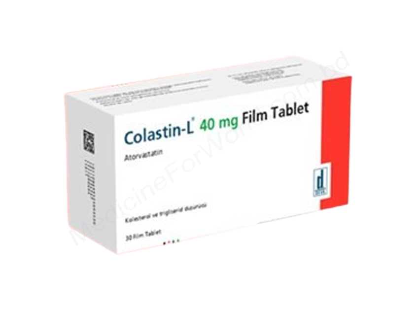Colastin-L 40 Mg 90 Film Tablet 1 Colastin L 40 Mg 90 Film Tablet 28530