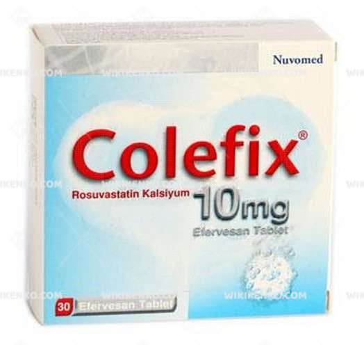 Colefix 10 Mg 30 Efervesan Tablet 1 Colefix 10 Mg 30 Efervesan Tablet 28539