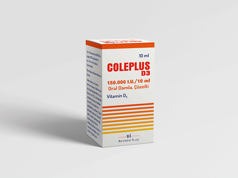 Coleplus D3 150.000 I.u./10 Ml Oral Damla, Çözelti 1 Coleplus D3 150.000 I.u. 10 Ml Oral Damla Cozelti 20570