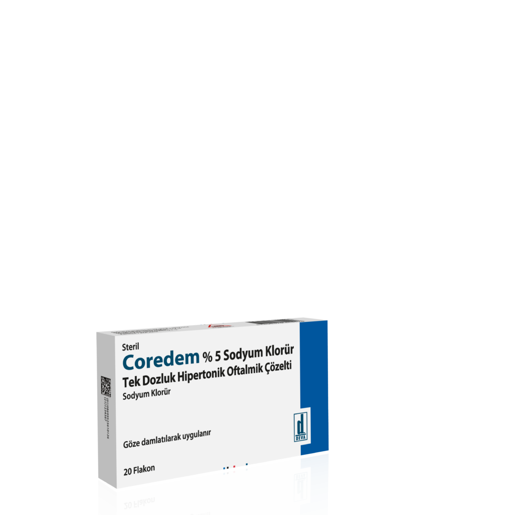 Coredem %5 Sodyum Klorur Tek Dozluk Hipertonik Oftalmik Cozelti (20 Adet) 1 Coredem 5 Sodyum Klorur Tek Dozluk Hipertonik Oftalmik Cozelti 20 Adet 20613
