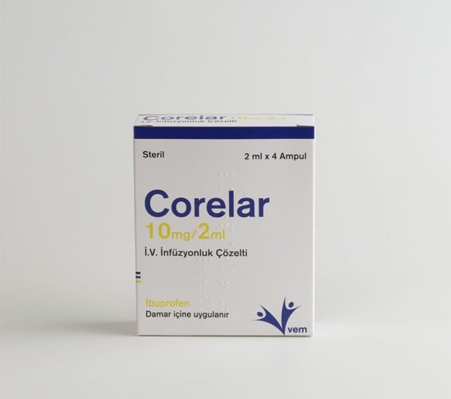 Corelar 10 Mg 2 Ml Iv Infuzyonluk Cozelti 4 Ampul 20614