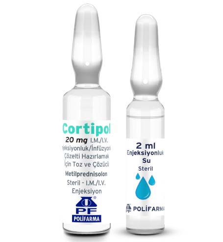 Cortipol 20 Mg I.m./I.v. Enjeksiyonluk/İnfüzyonluk Çözelti Hazırlamak İçin Toz Ve Çözücü 1 Cortipol 20 Mg I.m. I.v. Enjeksiyonluk Infuzyonluk Cozelti Hazirlamak Icin Toz Ve Cozucu 20625