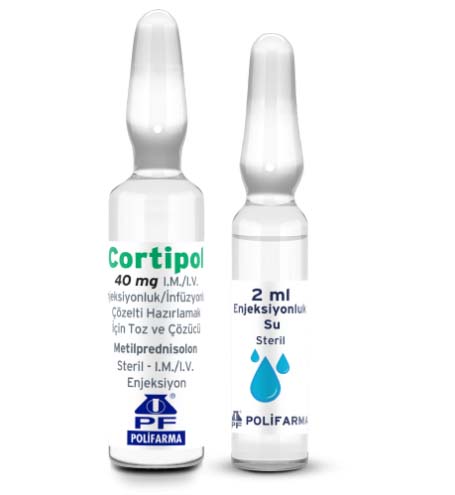 Cortipol 40 Mg I.m./I.v. Enjeksiyonluk/İnfüzyonluk Çözelti Hazırlamak İçin Toz Ve Çözücü 1 Cortipol 40 Mg I.m. I.v. Enjeksiyonluk Infuzyonluk Cozelti Hazirlamak Icin Toz Ve Cozucu 20627