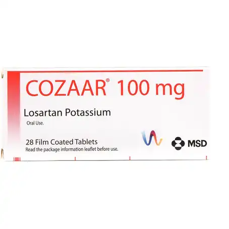 Cozaar 100 Mg Film Kapli Tablet (28 Tablet) 1 Cozaar 100 Mg Film Kapli Tablet 28 Tablet 20647
