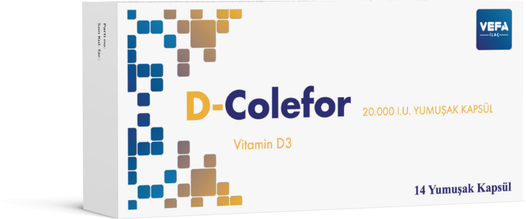 D-Colefor 20.000 Iu 14 Yumusak Kapsul 1 D Colefor 20.000 Iu 14 Yumusak Kapsul 20727