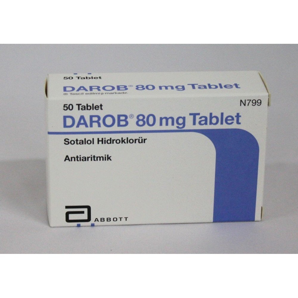 Darob 80 Mg 50 Tablet 1 Darob 80 Mg 50 Tablet 20716