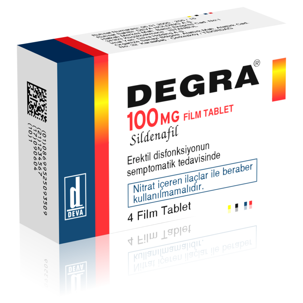 Degra 100 Mg 1 Film Kapli Tablet 28768
