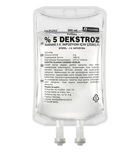 Dekstroz Sudaki Solusyon 250 Ml Solusyon(Setli) 1 Dekstroz Sudaki Solusyon 250 Ml Solusyonsetli 19047
