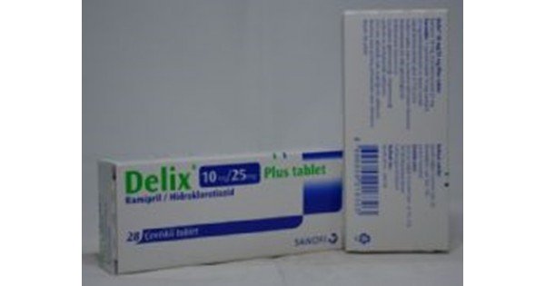 Delix Plus 10 Mg/25 Mg 28 Tablet 1 Delix Plus 10 Mg 25 Mg 28 Tablet 20784