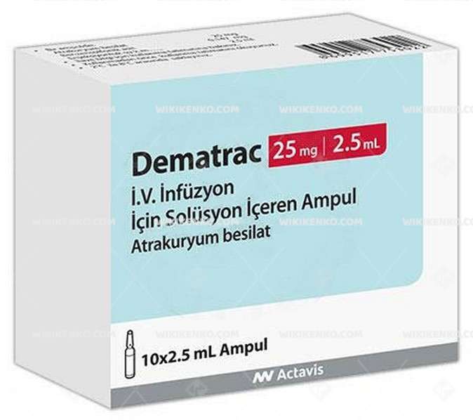 Dematrac 25 Mg 10 Ampul 1 Dematrac 25 Mg 10 Ampul 28799