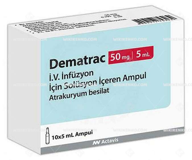 Dematrac 50 Mg 10 Ampul 1 Dematrac 50 Mg 10 Ampul 28800