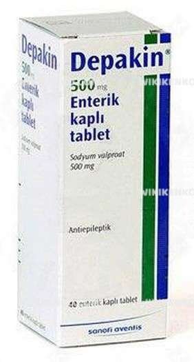 Depakin 500 Mg 40 Enterik Kapli Tablet 28828