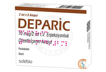 Deparic 10 Mcg/2 Ml Iv Enjeksiyonluk Çözelti İçeren Ampul (2 Ml 5 Ampul) 1 Deparic 10 Mcg 2 Ml Iv Enjeksiyonluk Cozelti Iceren Ampul 2 Ml 5 Ampul 28831