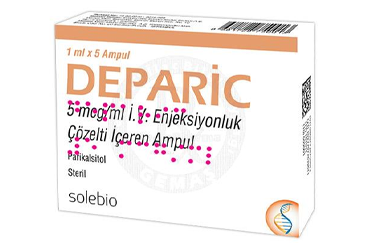 Deparic 5 Mcg/Ml Enjeksiyonluk Çözelti İçeren Ampul (1 Ml 5 Ampul) 1 Deparic 5 Mcg Ml Enjeksiyonluk Cozelti Iceren Ampul 1 Ml 5 Ampul 28832