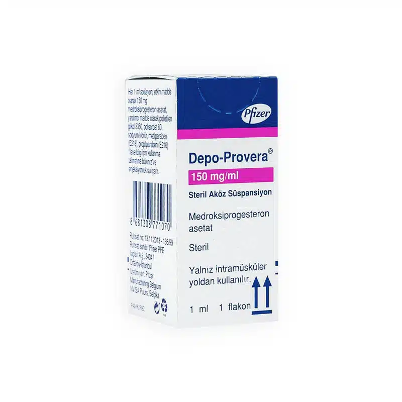 Depo-Provera 150 Mg/Ml Steril Akoz Suspansiyon 1 Depo Provera 150 Mg Ml Steril Akoz Suspansiyon 20818