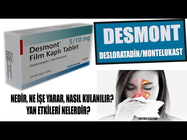Desmont 5/10 Mg 30 Film Kapli Tablet 1 Desmont 5 10 Mg 30 Film Kapli Tablet 28868
