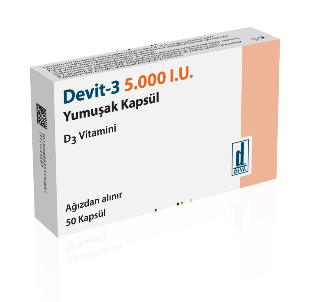 Devit-3 5.000 I.u. Yumuşak Kapsül (50 Kapsül) 1 Devit 3 5.000 I.u. Yumusak Kapsul 50 Kapsul 20890