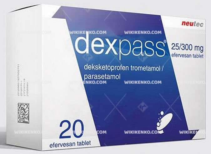 Dexpass 25/300 Mg Efervesan Tablet 1 Dexpass 25 300 Mg Efervesan Tablet 20908
