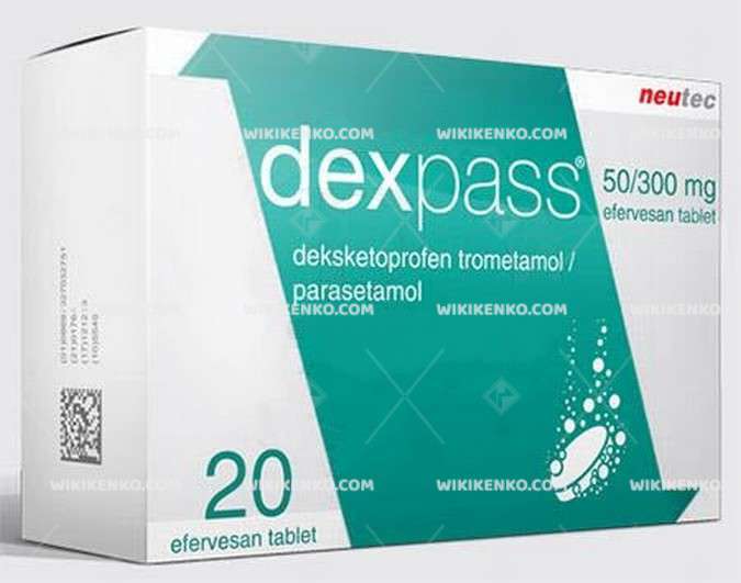 Dexpass 50/300 Mg Efervesan Tablet 1 Dexpass 50 300 Mg Efervesan Tablet 20910