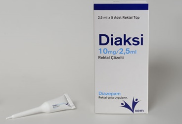 Diaksi 10 Mg /2.5 Ml Rektal Cozelti 1 Diaksi 10 Mg 2.5 Ml Rektal Cozelti 20931