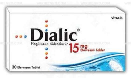 Dialic 30 Mg 30 Efervesan Tablet 1 Dialic 30 Mg 30 Efervesan Tablet 28961