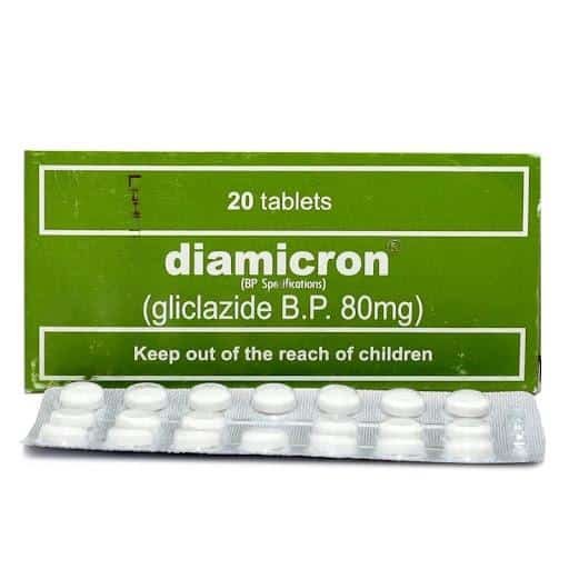 Diamicron 80 Mg 20 Tablet 1 Diamicron 80 Mg 20 Tablet 28982