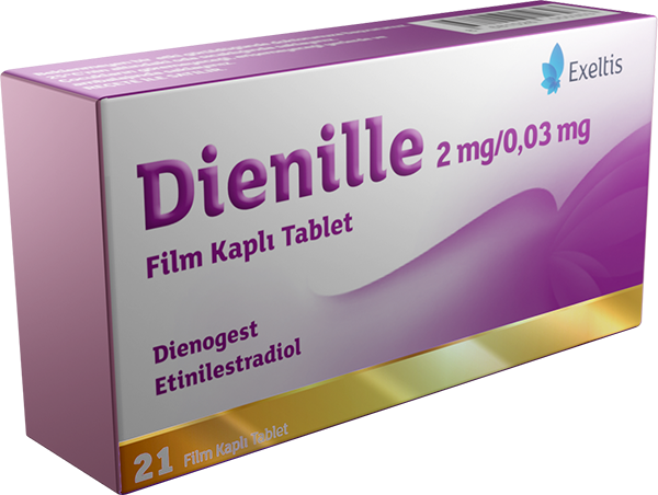 Dienille 2 Mg/0,03 Mg 21 Film Kaplı Tablet 1 Dienille 2 Mg 003 Mg 21 Film Kapli Tablet 20997