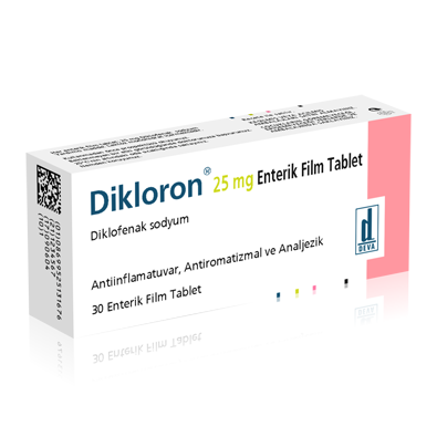 Dikloron 25 Mg 30 Film Tablet 1 Dikloron 25 Mg 30 Film Tablet 21015