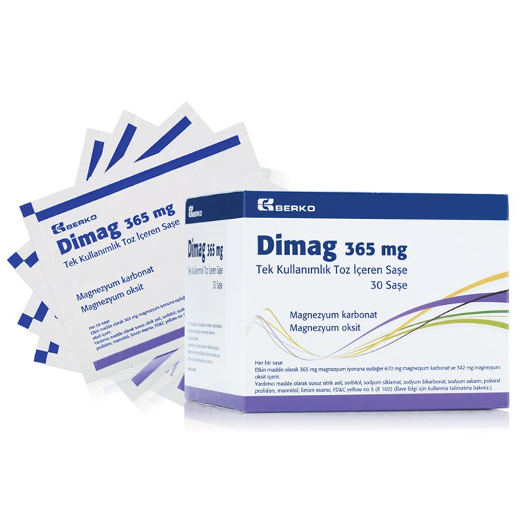 Dimag 365 Mg Tek Kullanimlik Toz Iceren 30 Sase 21036