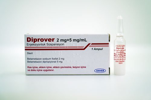 Diprover 2 Mg + 5 Mg/Ml Enjeksiyonluk Süspansiyon 1 Diprover 2 Mg 5 Mg Ml Enjeksiyonluk Suspansiyon 21044