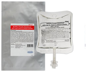 Dobutabag 1000 Mcg/Ml Steril Iv İnfüzyon Solusyonu 250 Ml Pvc Torba 1 Dobutabag 1000Mcg Ml Steril Iv Infuzyon Solusyonu 250Ml Pvc Torba 29097