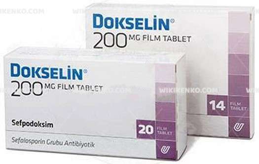 Dokselin 200 Mg 14 Film Tablet 1 Dokselin 200 Mg 14 Film Tablet 29114