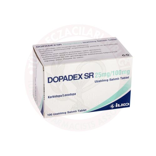 Dopadex Sr 25 Mg/100 Mg Uzatılmış Salımlı 100 Tablet 1 Dopadex Sr 25 Mg 100 Mg Uzatilmis Salimli 100 Tablet 21086