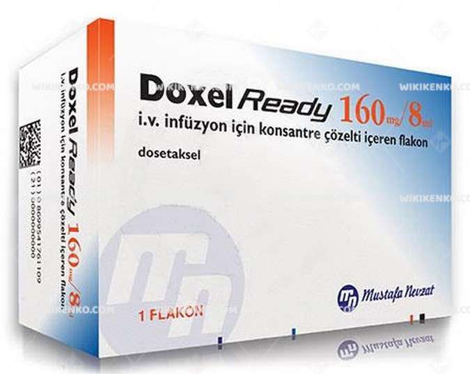 Doxel Ready 160 Mg/8 Ml Iv Infuzyon Icin Konsantre Cozelti Iceren Flakon 1 Doxel Ready 160 Mg 8 Ml Iv Infuzyon Icin Konsantre Cozelti Iceren Flakon 29182