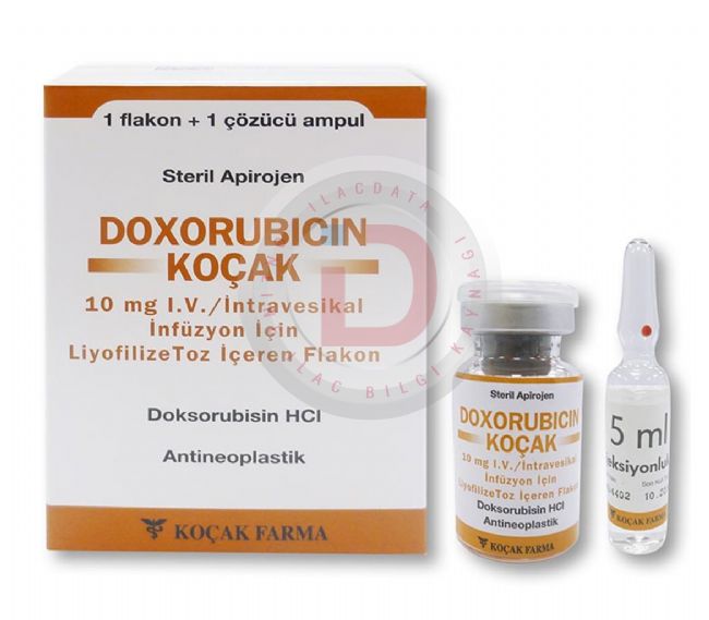 Doxo-Teva 50 Mg Enjektabl Liyofilize Toz Iceren Flakon 1 Doxo Teva 50 Mg Enjektabl Liyofilize Toz Iceren Flakon 29195