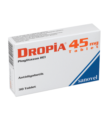 Dropia 45 Mg 30 Tablet 1 Dropia 45 Mg 30 Tablet 21142