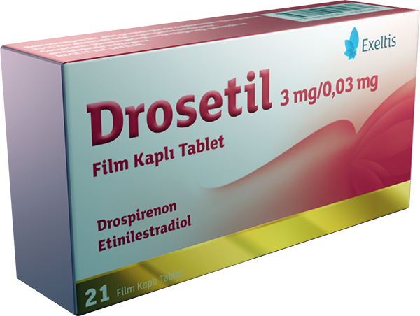 Drosetil 3 Mg/0,03 Mg 21 Film Kapli Tablet 1 Drosetil 3 Mg 003 Mg 21 Film Kapli Tablet 21158