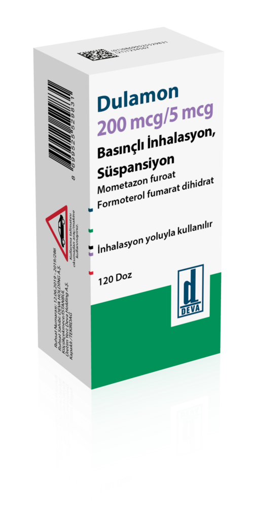 Dulamon 100 Mcg 5 Mcg Basincli Inhalasyon Suspansiyon 120 Doz 21162