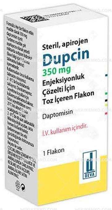Dupcin 350 Mg Enjeksiyonluk Cozelti Icin Toz Iceren Flakon 1 Flakon 21181