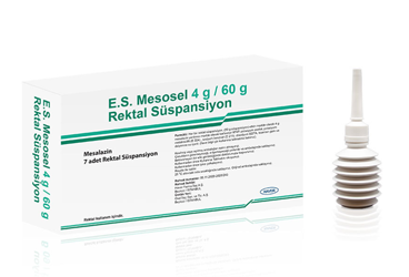 E.s. Mesosel 4 G/60 G Rektal Suspansiyon (7 Adet) 1 E.s. Mesosel 4 G 60 G Rektal Suspansiyon 7 Adet 29298