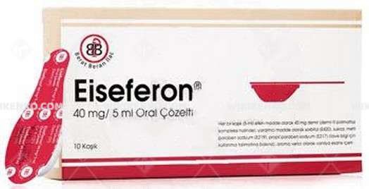 Eiseferon 40 Mg/5 Ml Oral Çözelti 10 Kasik 1 Eiseferon 40 Mg 5 Ml Oral Cozelti 10 Kasik 21268